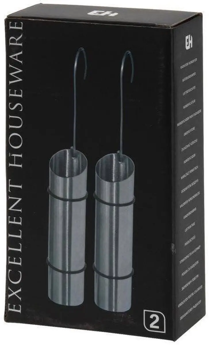 Excellent Houseware Luchtbevochtiger RVS 300ml - Set van 2 - afbeelding 2 van 6