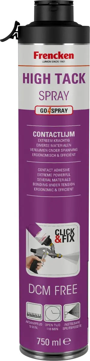 Frencken Click Fix High Tack CF1661 contactlijmspray