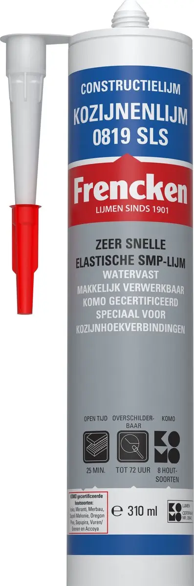 Frencken Kozijnenlijm 0819 SLS 310ml - afbeelding 3 van 6