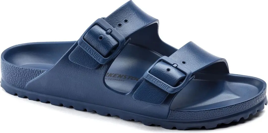 Birkenstock Arizona Slides - Navy - Maat 46 - afbeelding 2 van 6