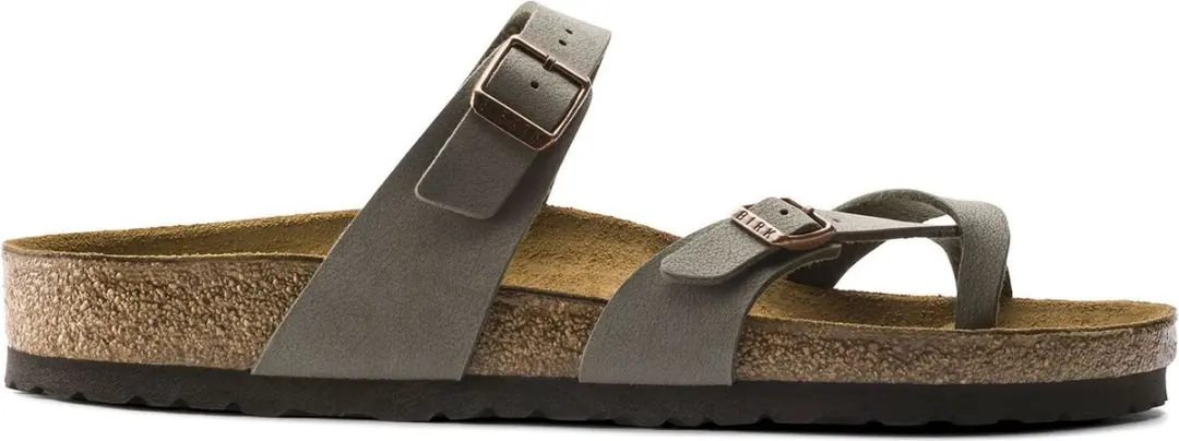 Birkenstock Mayari BFBC Regular Dames Slippers - Stone - Maat 40
