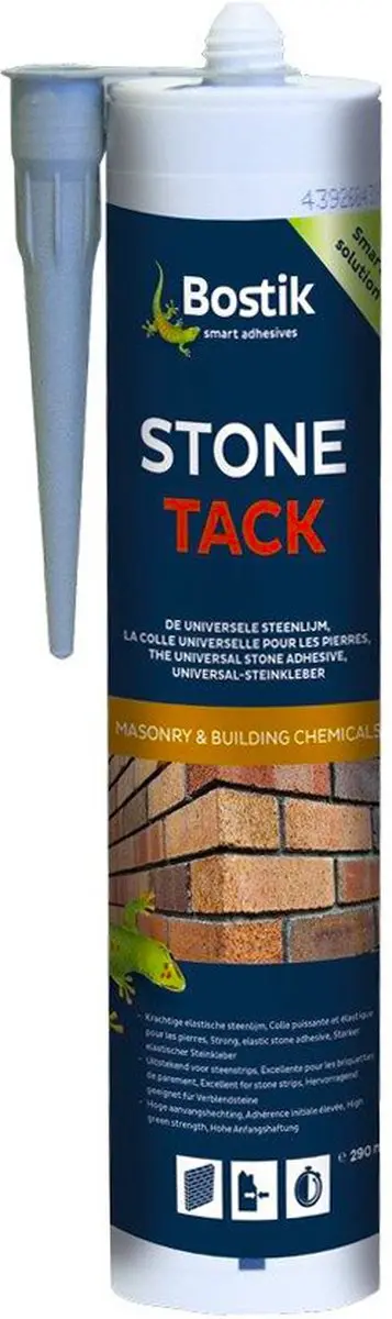 Bostik Stone Tack 290 ml Zwart
