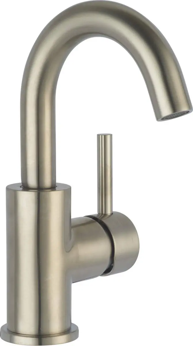 Saqu Classic Wastafelkraan 31221800 - Draaibaar - RVS-look