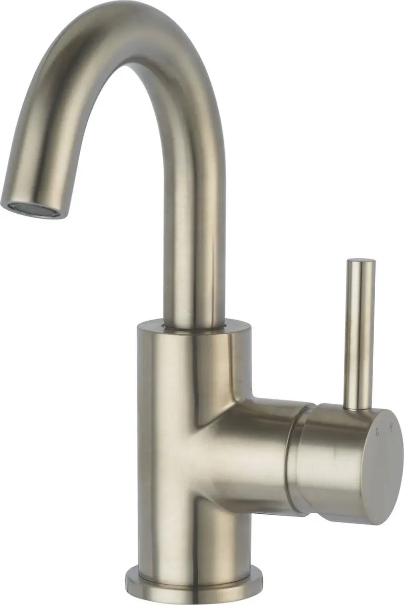 Saqu Classic Wastafelkraan 31221800 - Draaibaar - RVS-look - afbeelding 4 van 6