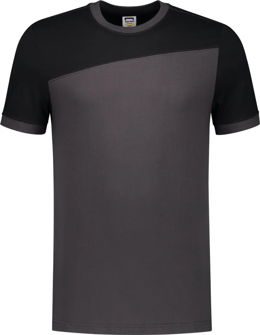 Tricorp Werk Top 102006 T-shirt - Zwart/Geel - Maat L - afbeelding 3 van 6
