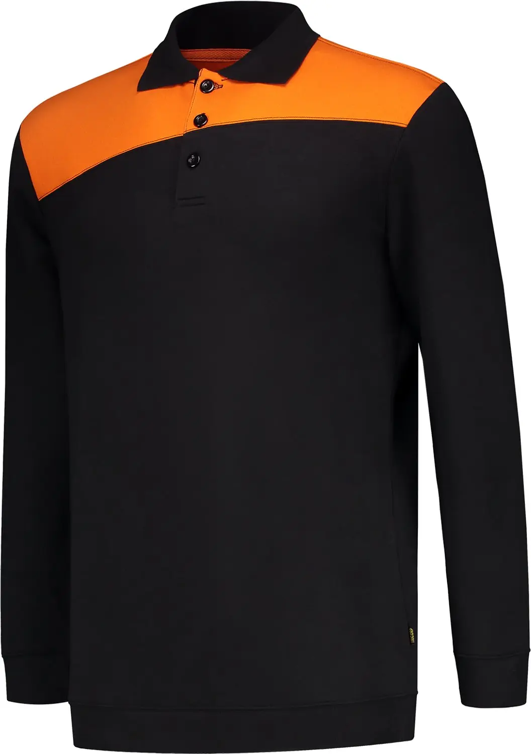 Tricorp 302004 Polosweater Bicolor Naden - Donkergrijs/Zwart S - afbeelding 6 van 6