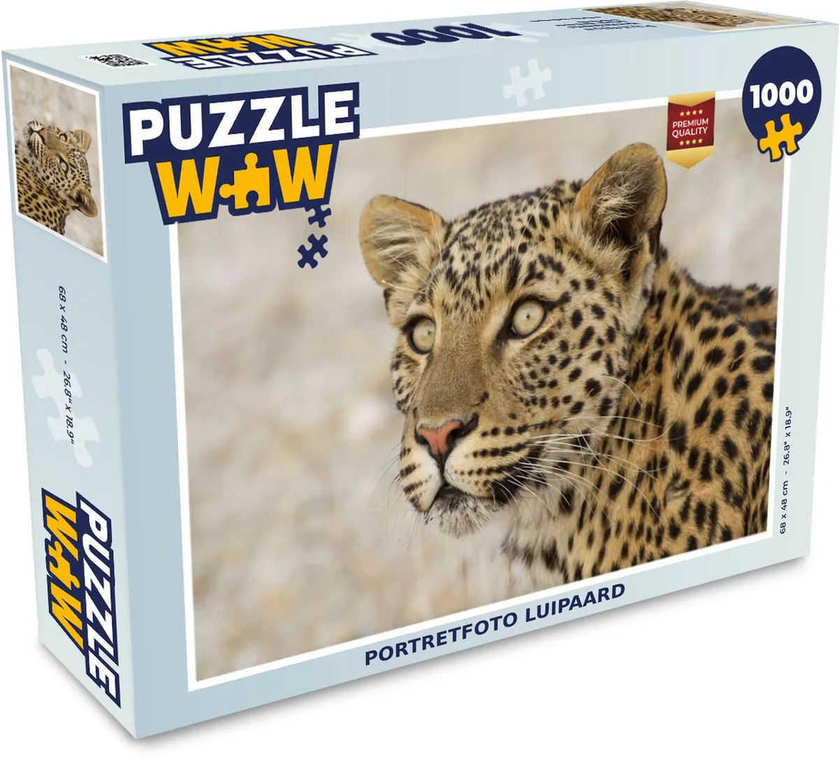 PuzzleWow Luipaard Puzzel 1000 Stuks