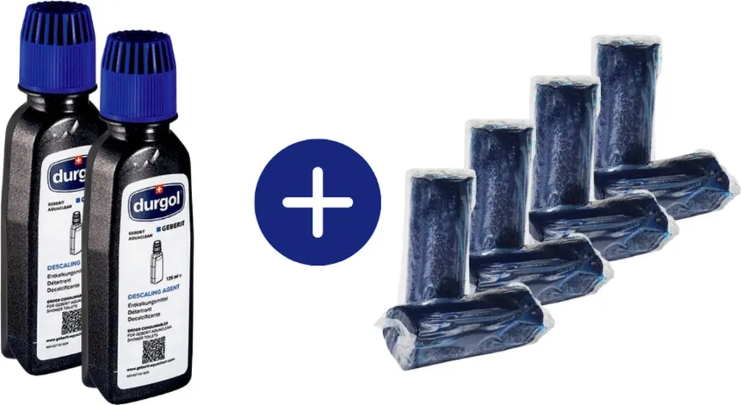 DuoFresh sticks (45 stk) & Geberit AquaClean Ontkalkingsmiddel (2 Stk)