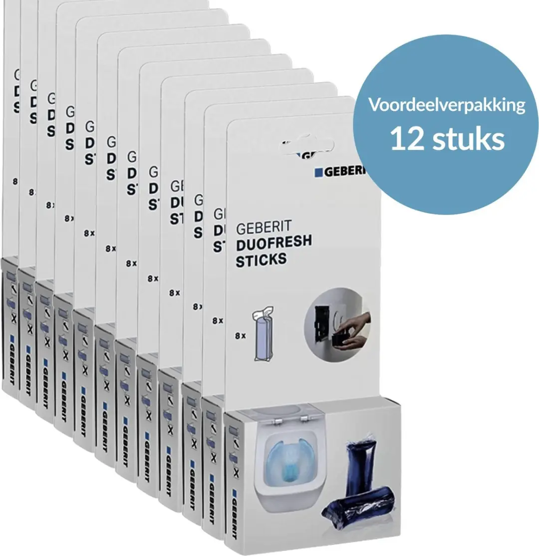 Geberit DuoFresh Sticks Toiletblok - 96 Stuks - afbeelding 4 van 6