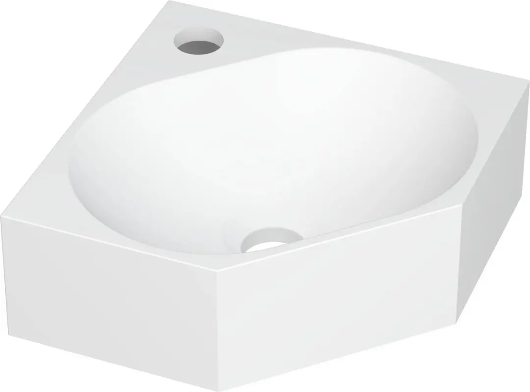 Saqu Tarvos Fontein 27x27x10cm Mat Wit