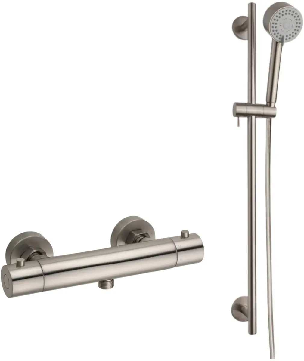 Saqu Lima badmeubel incl. mat grijze keramische waskom 100x51x79cm eiken marcato