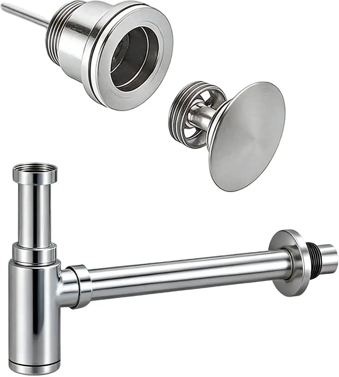 Afvoerset Chrome