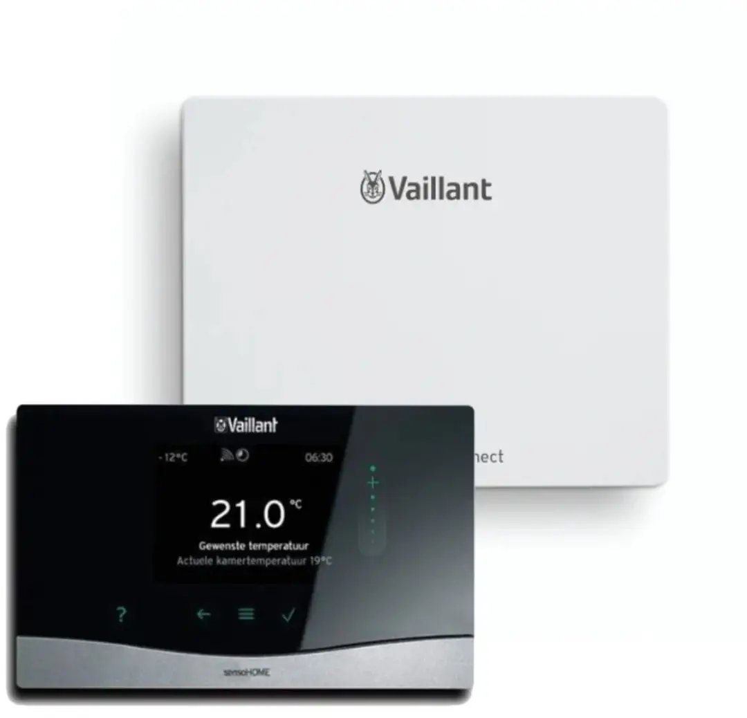 Actiepakket draadloze Vaillant sensohome 380F met myVaillant connect internetmod
