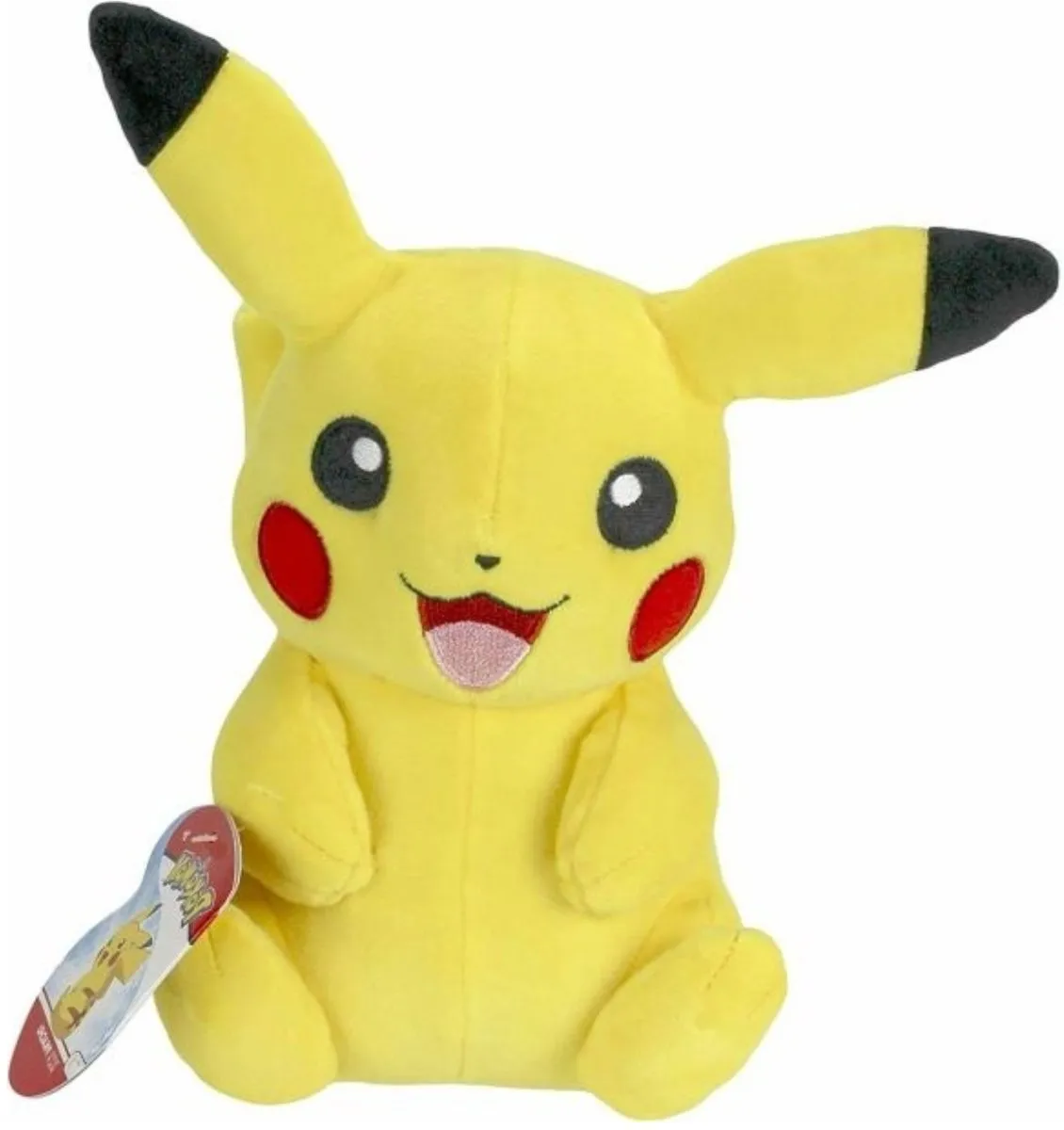 Pokémon Pikachu Knuffel 20cm - Geel/Zwart