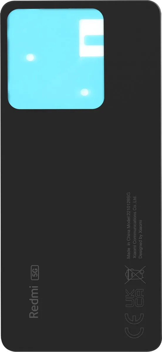 Xiaomi Redmi Note 13 5G Achterkant - Zwart
