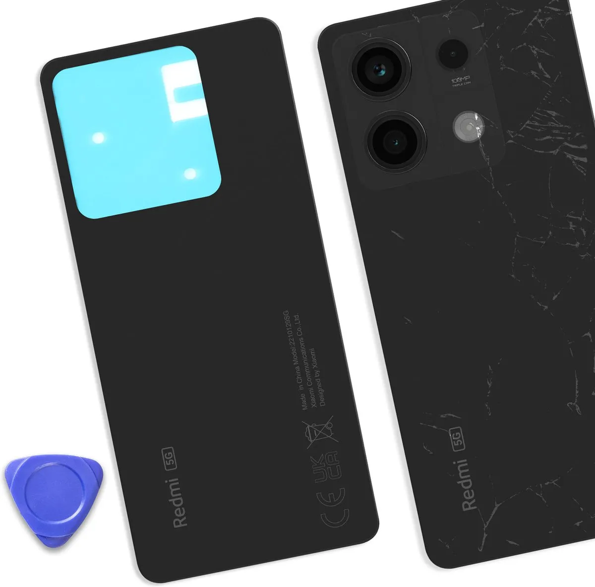 Xiaomi Redmi Note 13 5G Achterkant - Zwart