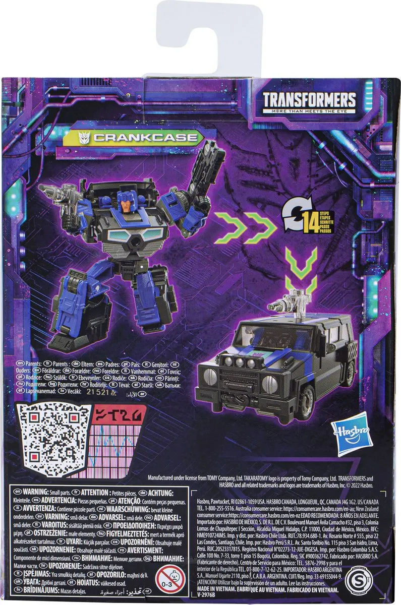 Transformers Generations Legacy Deluxe Class Crankcase - Actiefiguur F3037 - Multi