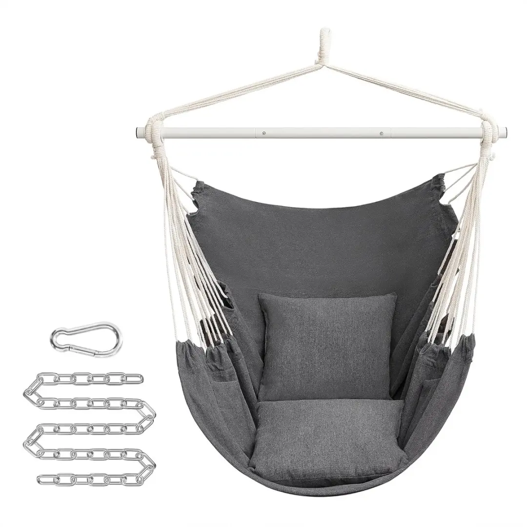 Songmics Hangstoel Leigrijs GDC197G02