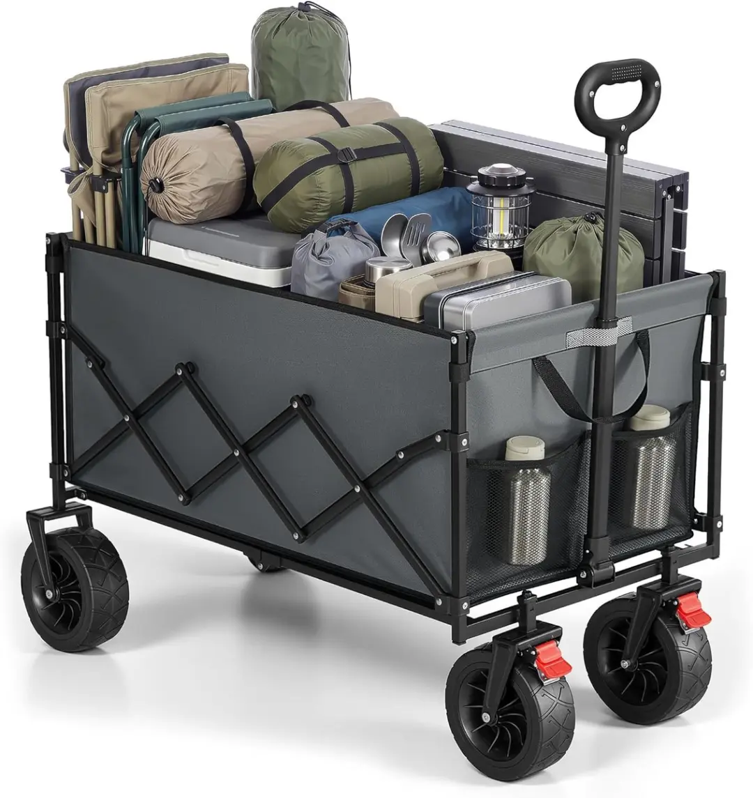 Songmics GFW201G101 Opvouwbare Tuintrolley 200L