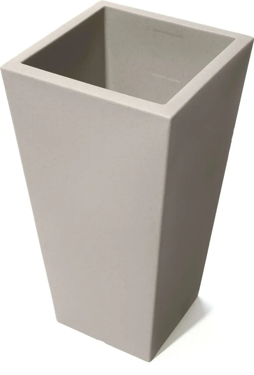 Step2 Tremont Vierkant Bloempot 28L - Beton - afbeelding 2 van 4
