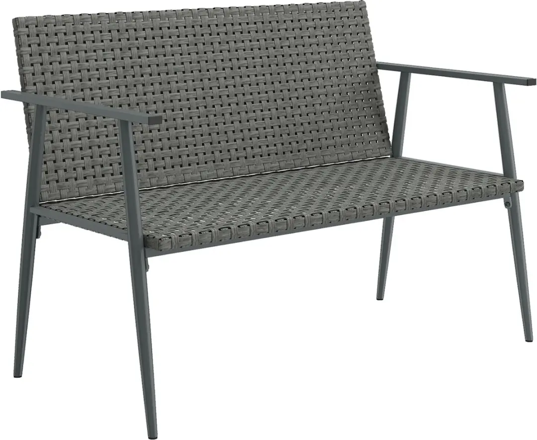 Outsunny Rattan Loungestoel