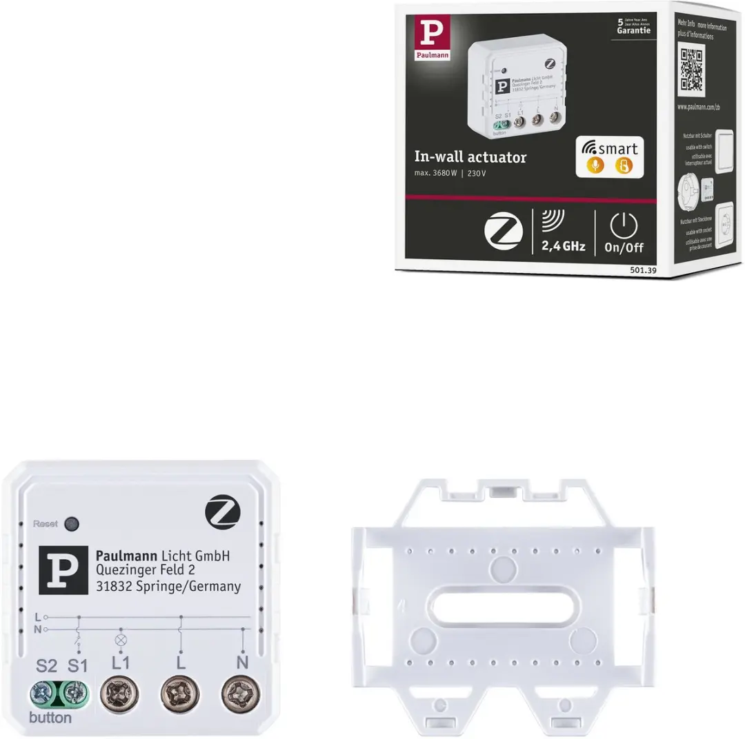 Paulmann Verzonken Actuator Zigbee 3.0 On/Off Wit
