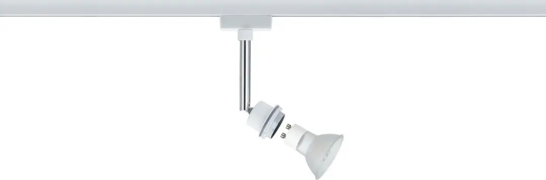 Onderrail systeem Decosysteems LED spot 1x3,5W GZ10 230V wit  metaal 95186