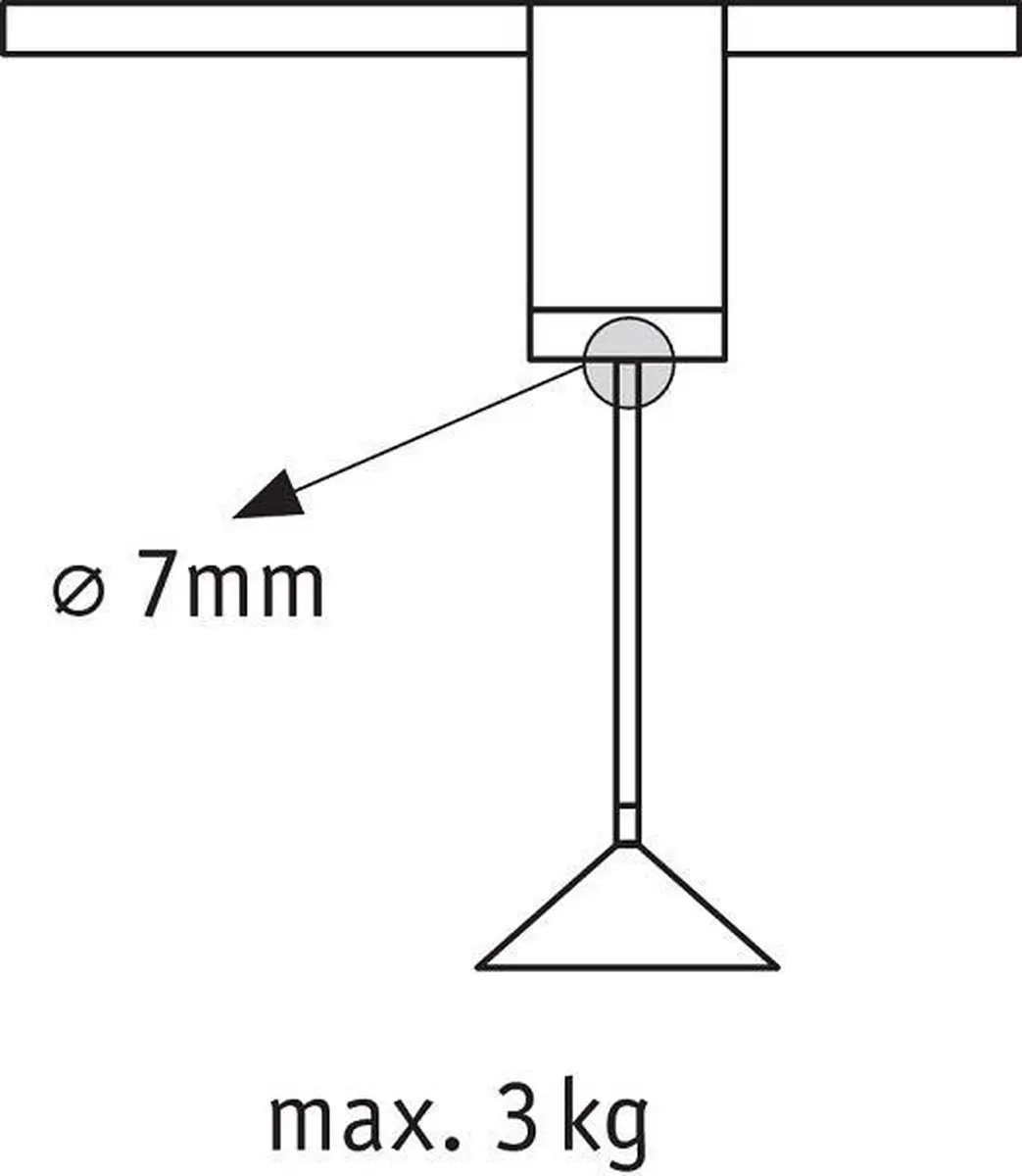 Paulmann URail Pendeladapter 95494 - Mat Chroom - afbeelding 6 van 6