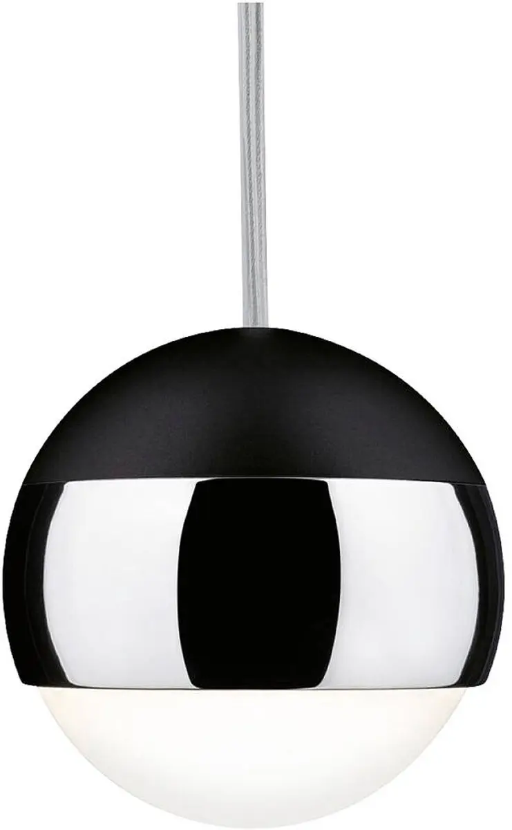 Paulmann Capsule II Hanglamp 6W - Zwart/Chroom - afbeelding 5 van 6