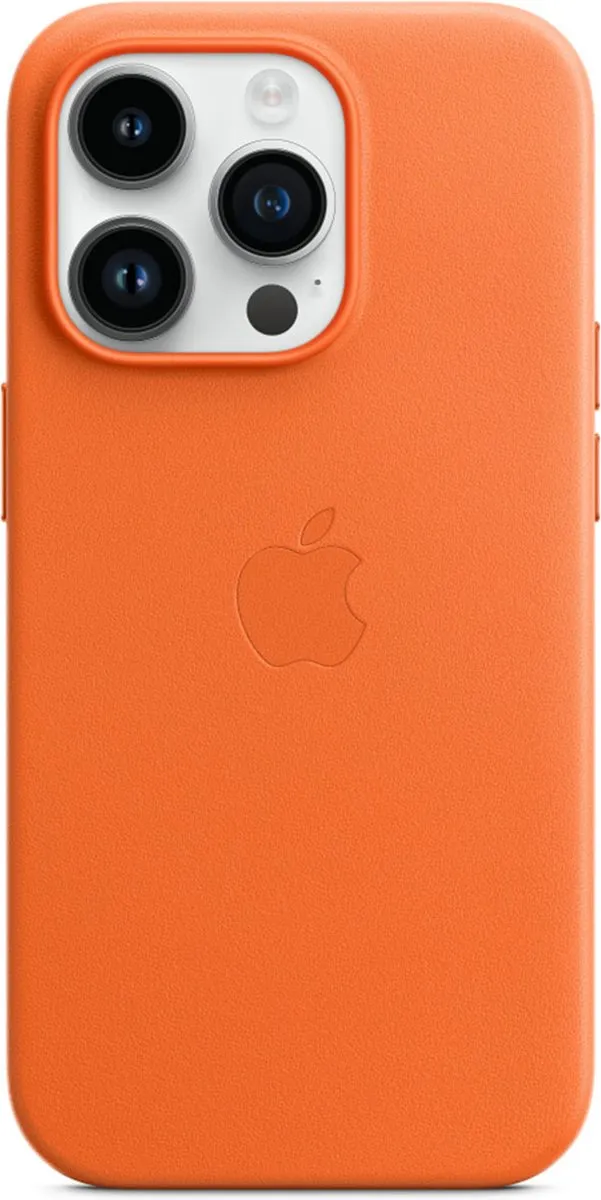 Apple MagSafe Leren Hoesje iPhone 14 Pro - MPPL3ZM/A - Oranje