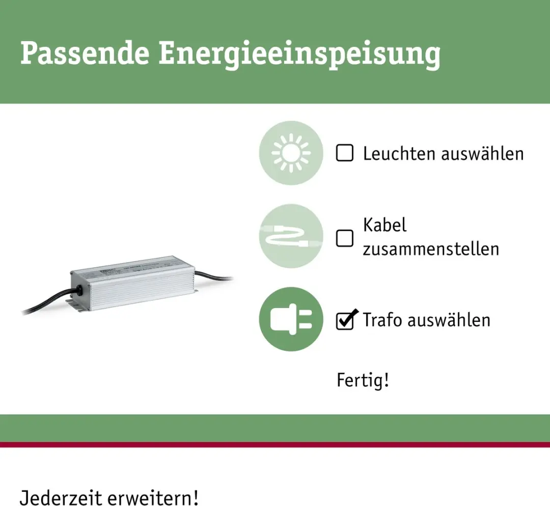 Paulmann Plug & Shine Voeding 75VA - Zilver - afbeelding 3 van 6