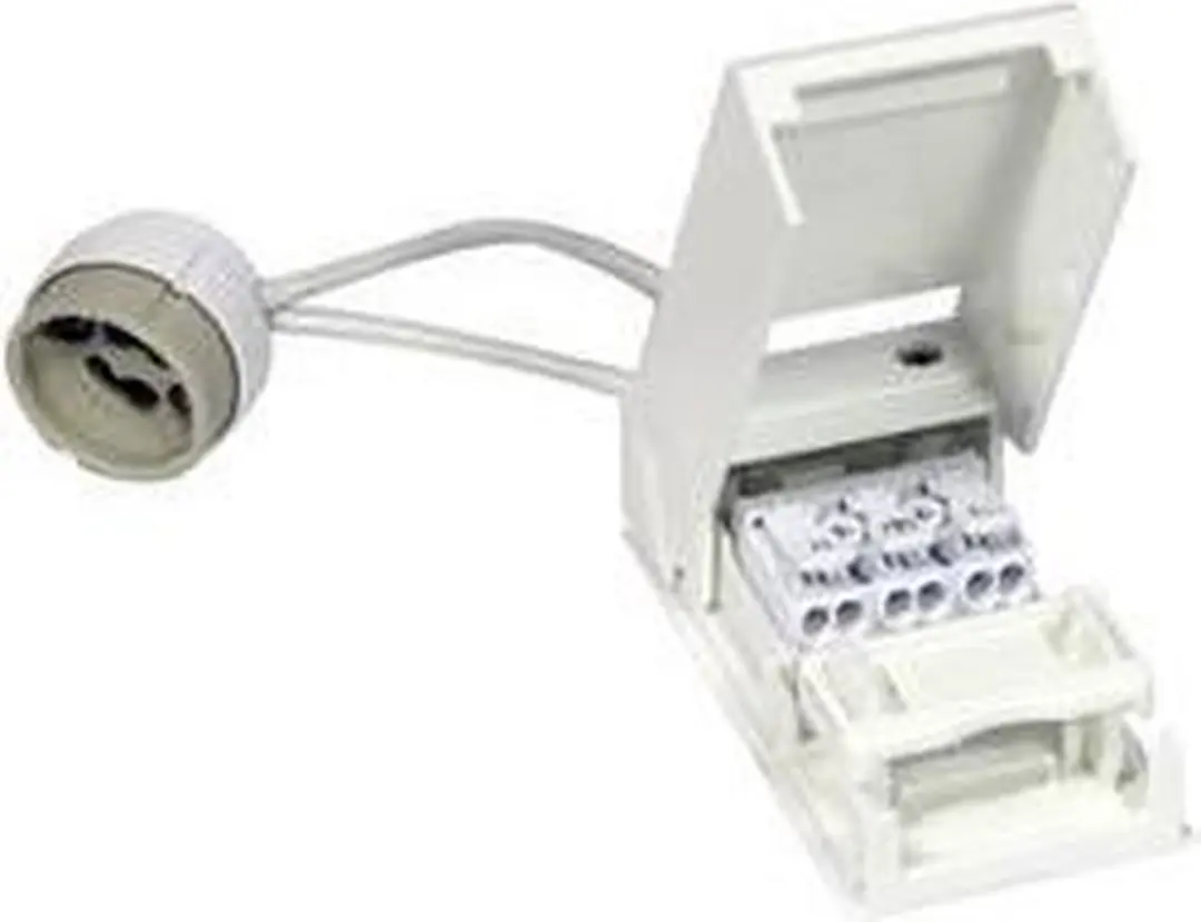 MEGAMAN GU10 Lamphouder 230V met aansluitbox