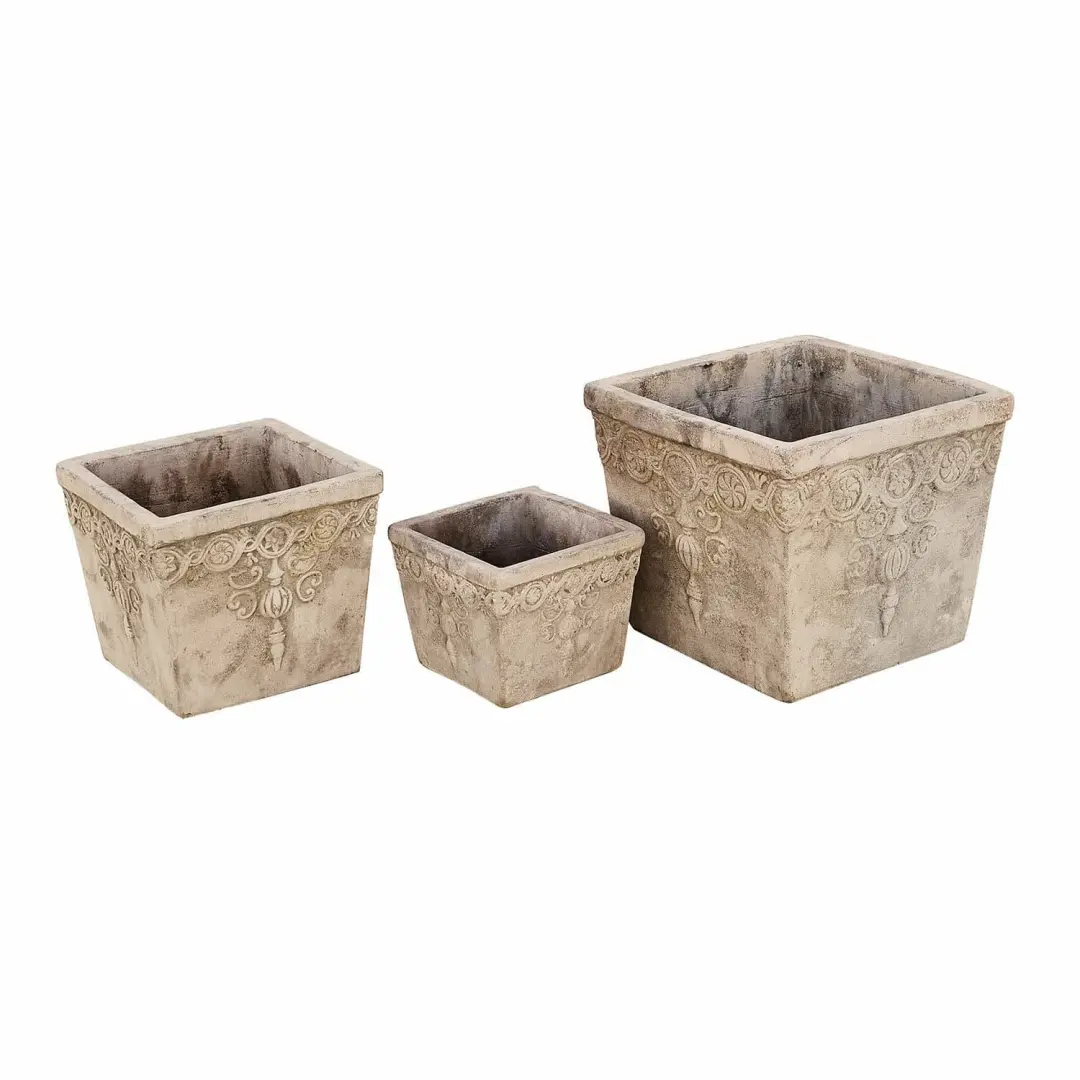 Loberon Sierpot set van 3 Bissone - Terracotta - afbeelding 3 van 6