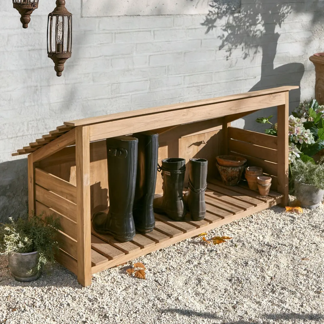 Loberon Tuinkastje Mabry - Bruin - afbeelding 5 van 6