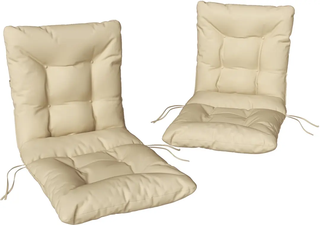 Outsunny Outdoor zitkussen-Polyester, PP-katoen-120L x 50B x 8H cm-Beige