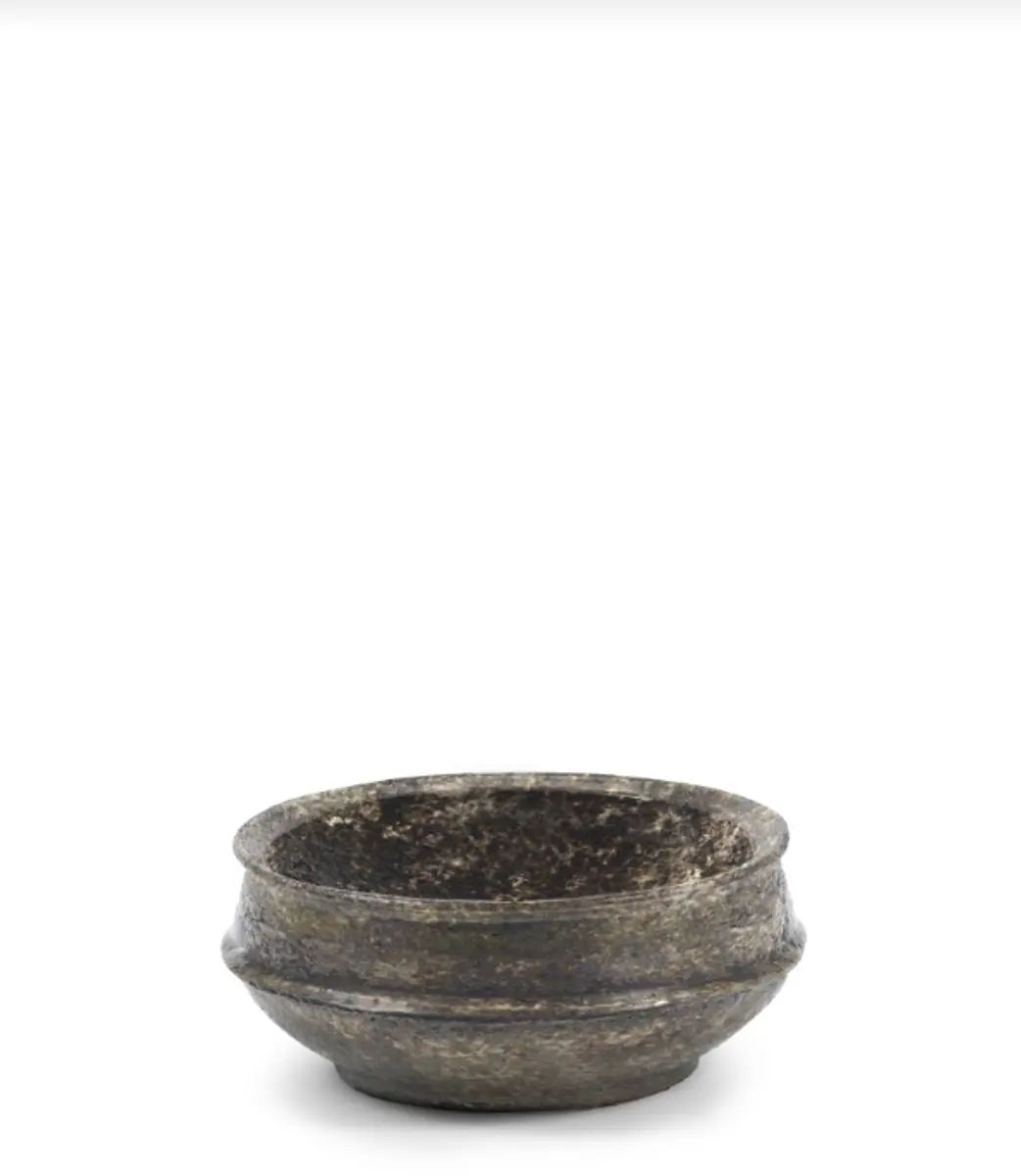 Serax Bloempot-Plantenschaal Dune Kelly Wearstler Bruin-Donker Bruin D 31 cm H 1