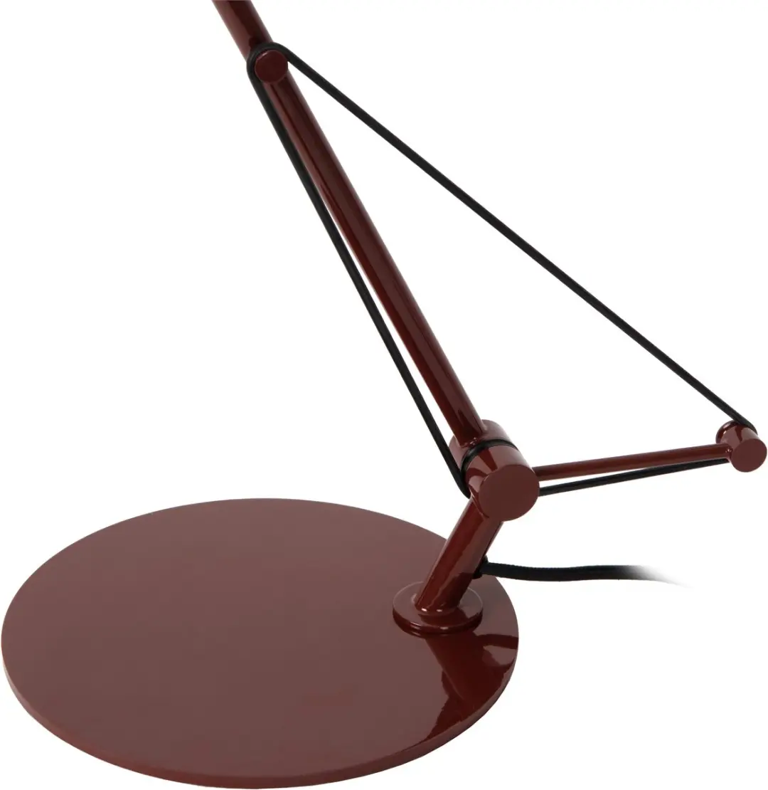Lucide Terry Bureaulamp 8W - Bordeaux - afbeelding 3 van 6