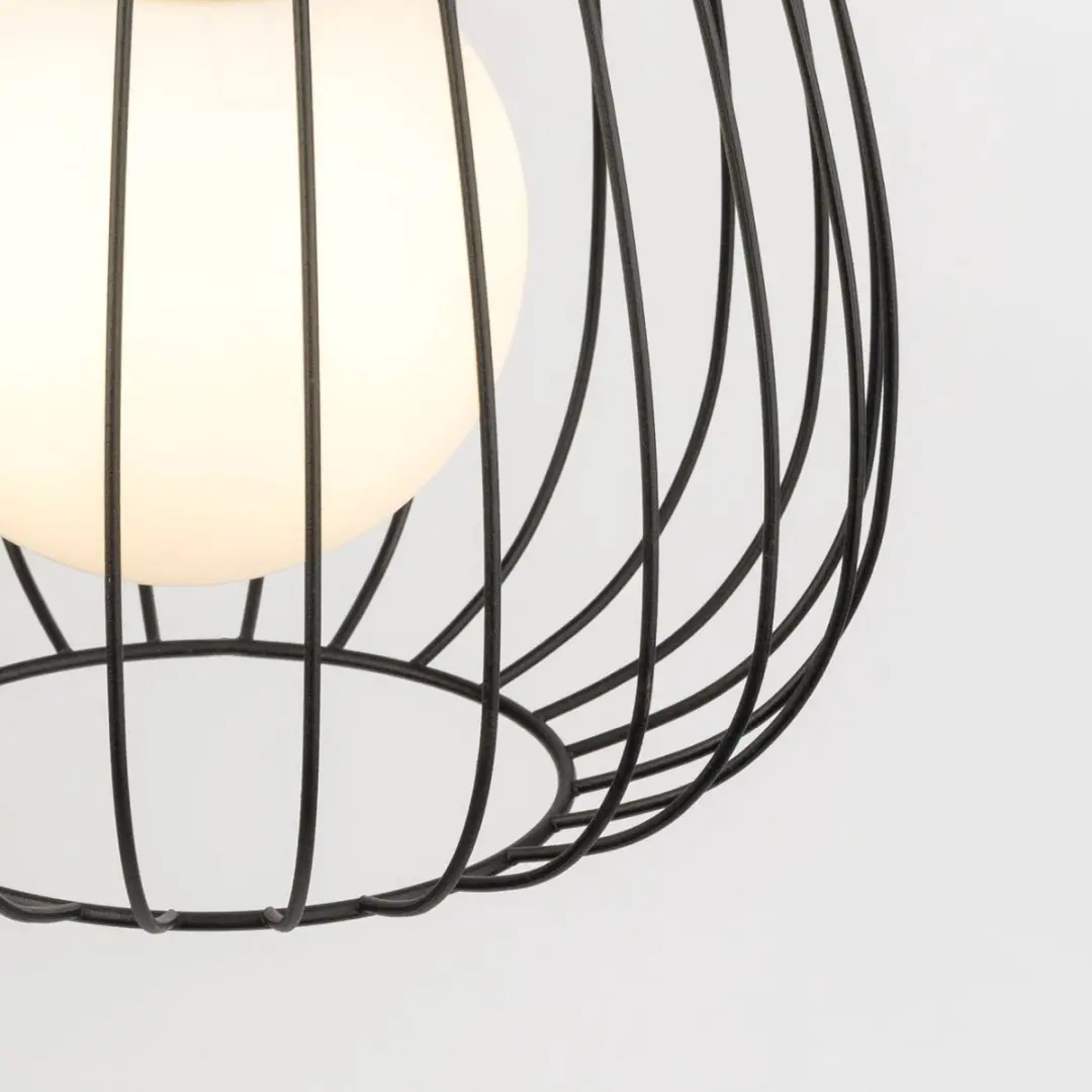Sigma Bell S Hanglamp - Ø24cm - Wit/Zwart - afbeelding 6 van 6