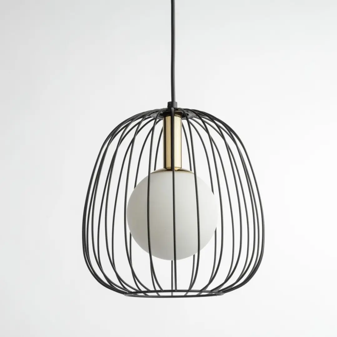 Sigma Bell S Hanglamp - Ø24cm - Wit/Zwart - afbeelding 3 van 6