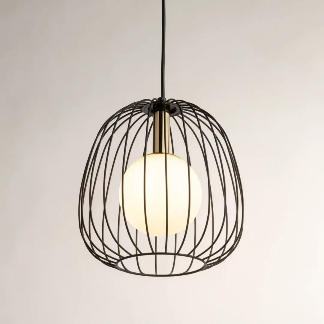 Sigma Bell S Hanglamp - Ø24cm - Wit/Zwart - afbeelding 2 van 6
