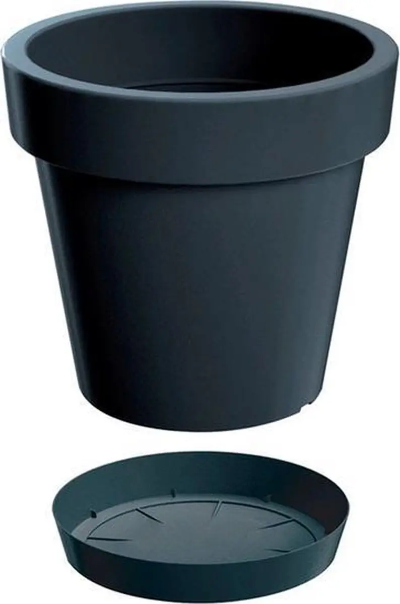 Prosperplast Lofly Bloempot 50cm Antraciet - afbeelding 3 van 6