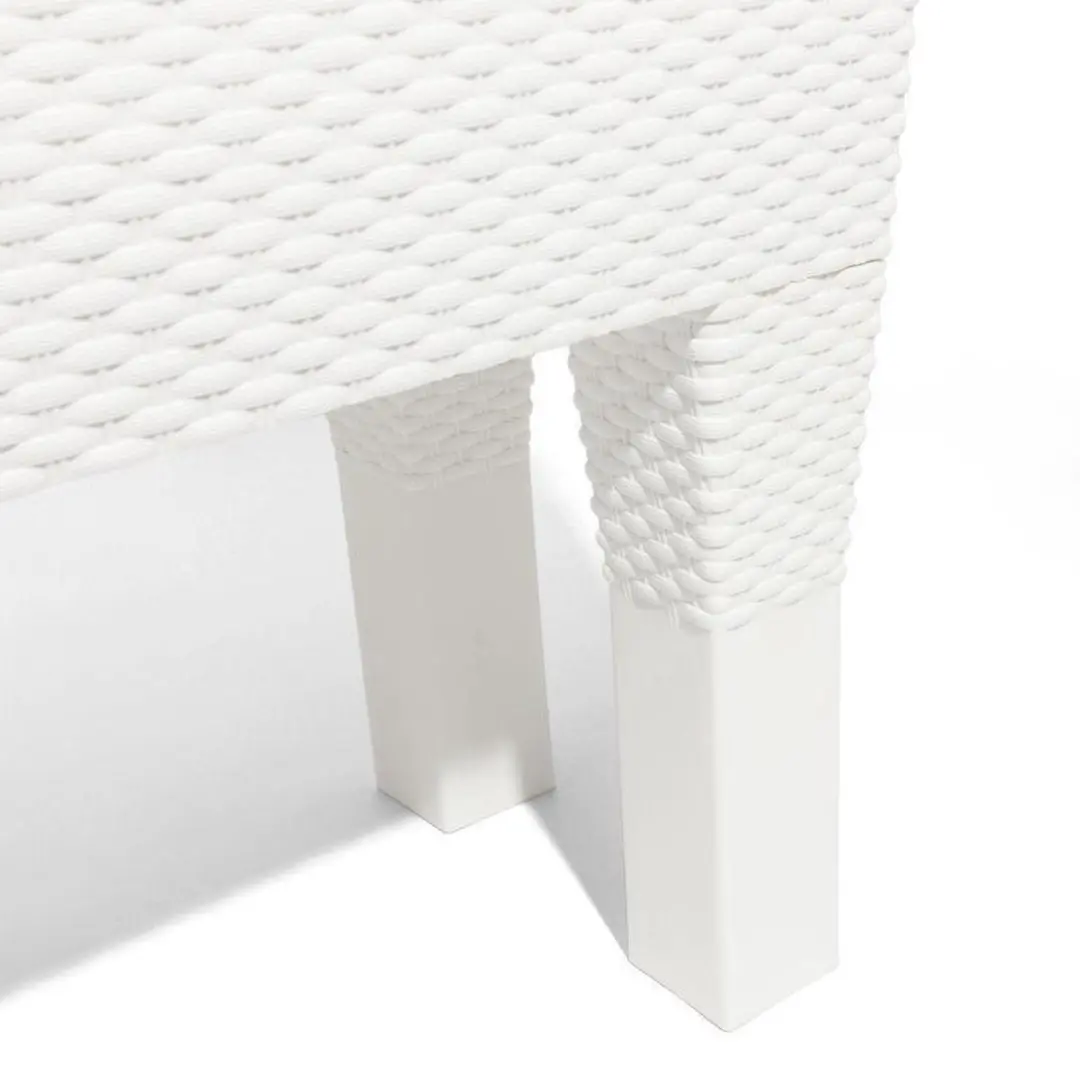 Prosperplast Rato Bloembak op Poten - Wit 80x33x62cm - afbeelding 4 van 5