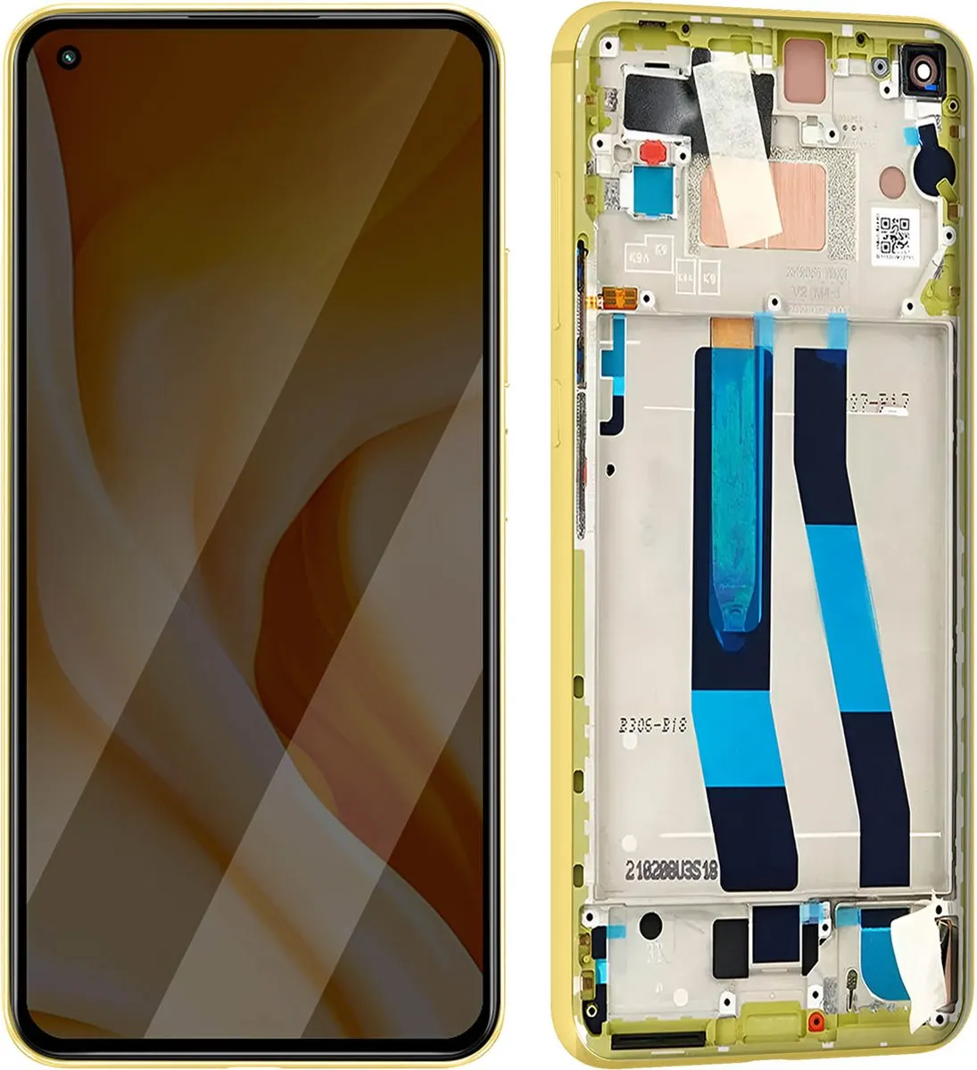 Xiaomi Mi 11 Lite Scherm Geel - 56000J00K900