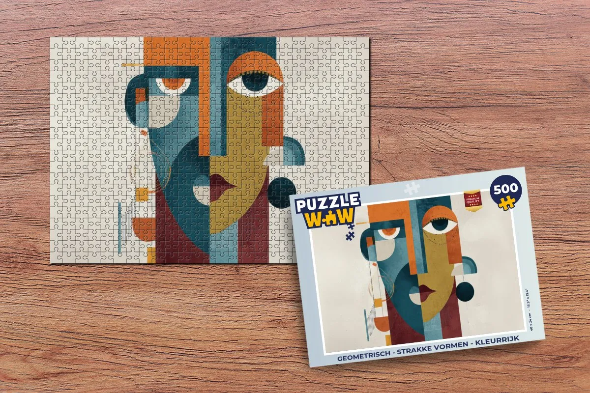 PuzzleWow Geometrisch Legpuzzel 500 Stuks - MPN 8721406856276