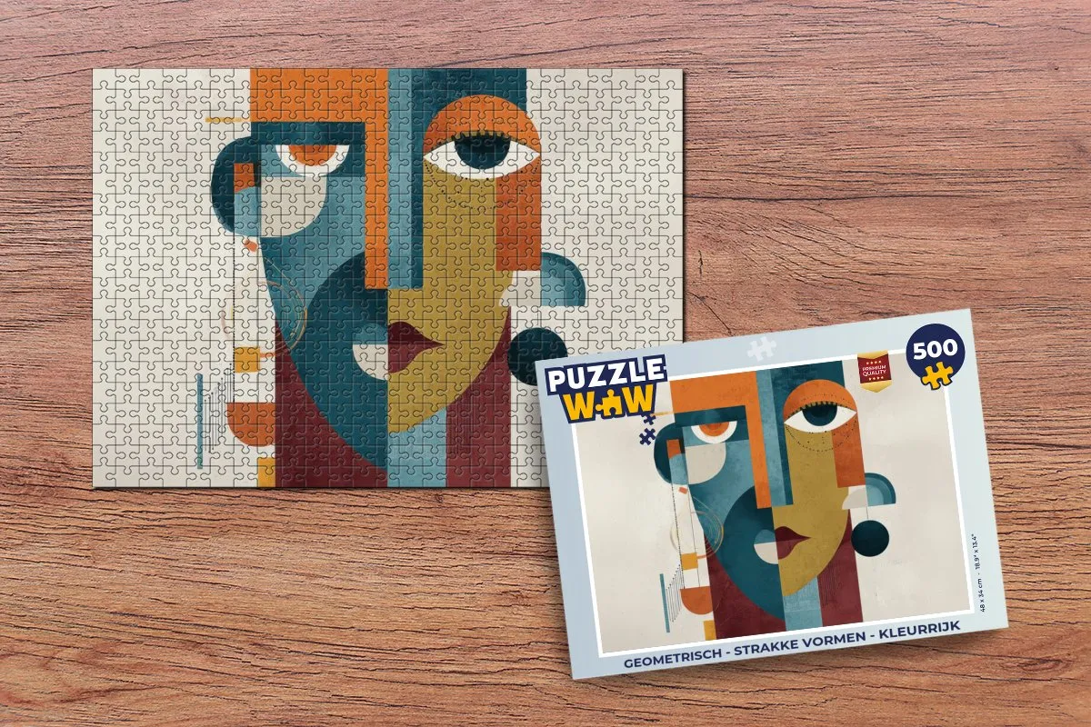 PuzzleWow Geometrisch Legpuzzel 500 Stuks - MPN 8721406856276