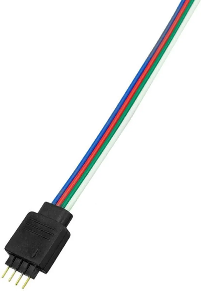 Groenovatie LED Strip RGB Klik Connector Male 4-Aderig