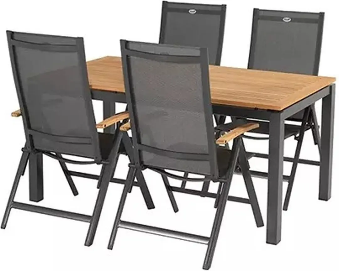 Hartman Aruba Tuinstoel Verstelbaar - Grijs - afbeelding 2 van 4