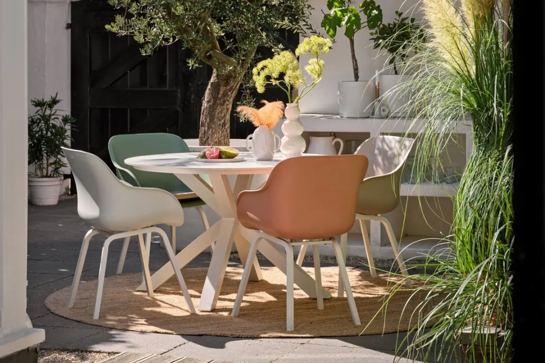 Hartman Le Soleil Element Dining Armstoel - Wit - afbeelding 6 van 6