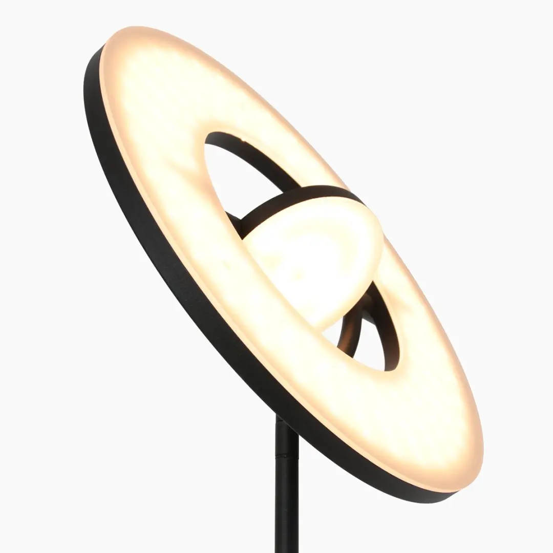 Steinhauer Soleil LED Vloerlamp 50W - Zwart - afbeelding 2 van 6