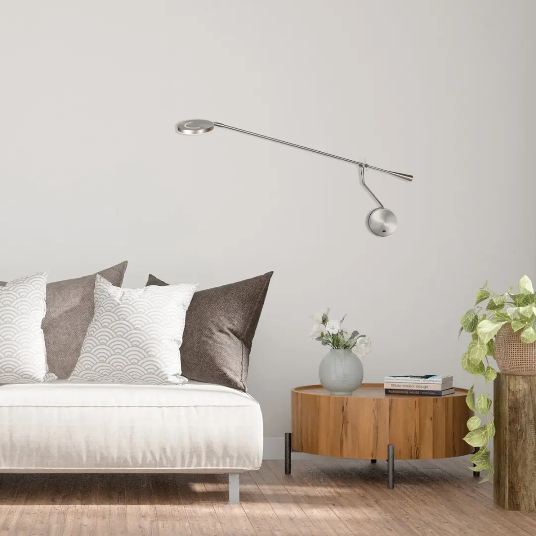 Steinhauer Soleil 2 4387ST Wandlamp - 10W Zilver - afbeelding 6 van 6